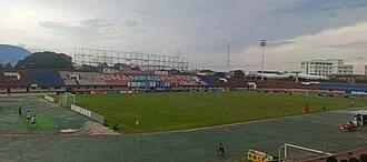 Teaching Champa Stadium in Pakse